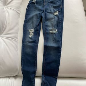 Jeans, high rise, jean leggings stretch